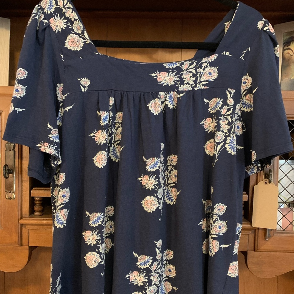 Lucky Brand Floral Blouse NWOT